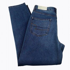 New! American Eagle Mom Jean 30 28 High Rise Blue